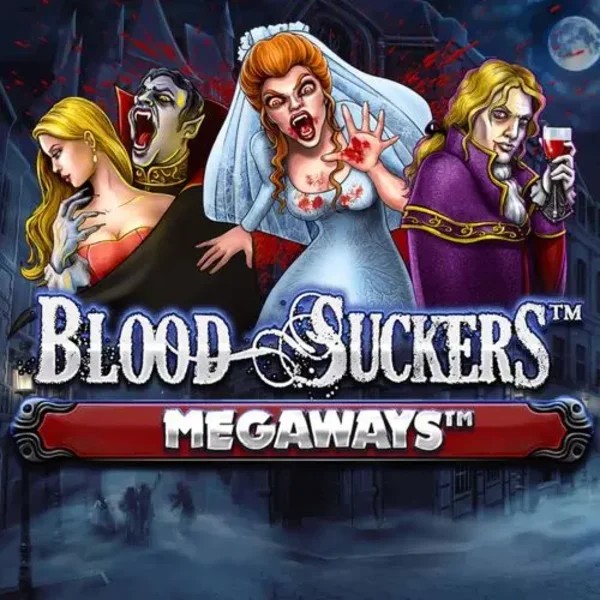 Blood Suckers Megaways online game logo by Red Tiger Gaming on slotexocasino.online