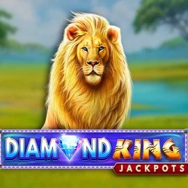 Official Jackpots logo: Diamond King Jackpots by SpinPlay Games at Slotexo Casino