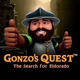 Gonzo's Quest by NetEnt, showcased at slotexocasino.online – game logo