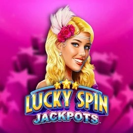 Lucky Spin Jackpots online game logo by Novomatic on slotexocasino.online