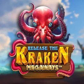Release the Kraken Megaways logo by Pragmatic Play at Slotexo Casino