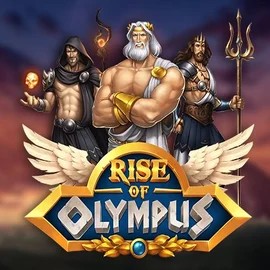 Slots logo of Rise of Olympus from Play’n GO at Slotexo Casino